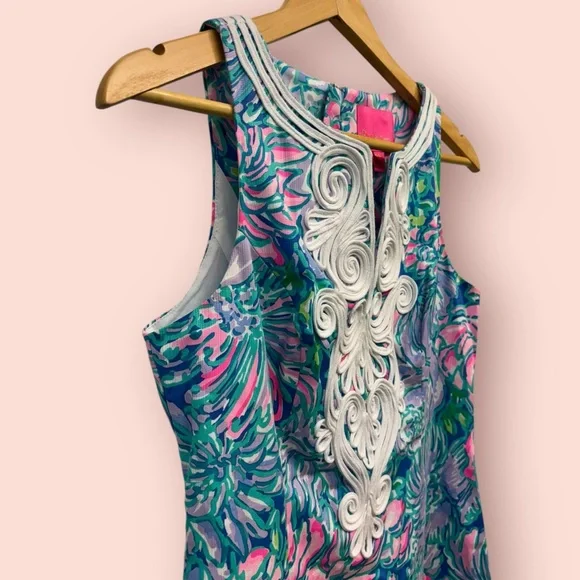 Lilly Pulitzer Gabby Stretch Shift Dress In full bloom - Picture 5 of 14